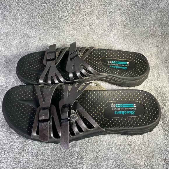 Skechers Shoes Women’s Sandal’s Slip On‎ Size 7 Open Toe Slip On - Picture 5 of 9